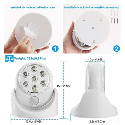 Wireless LED Spotlight 90° Motion Sensor Night Lamp DailySale