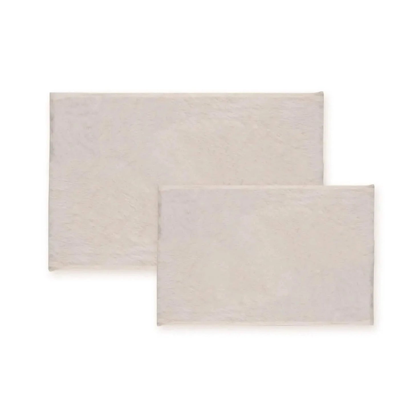 2-Piece Set: Bibb Home 2 Piece Faux Fur Plush Bath Mat Set DailySale