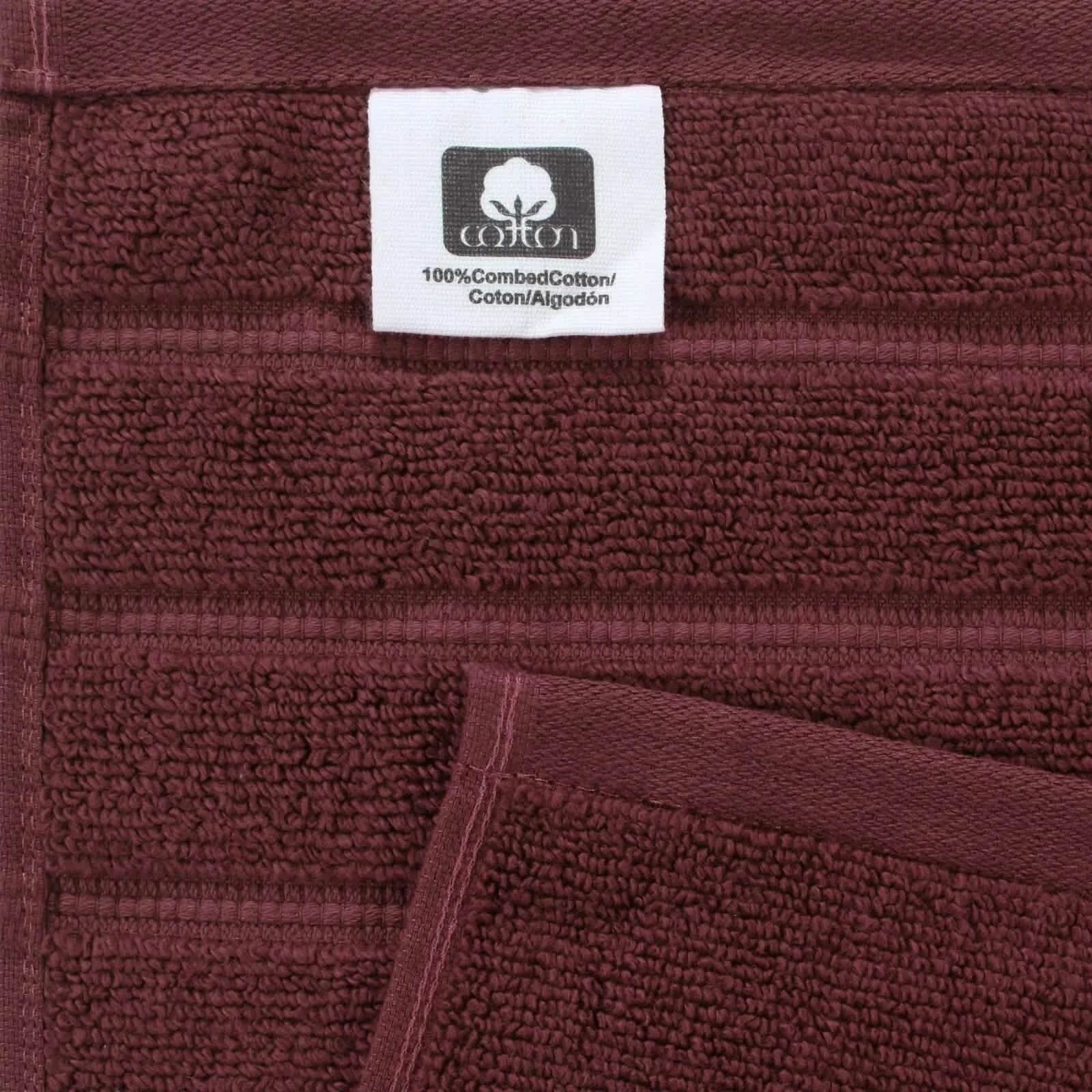12-Piece Set: Bibb Home Zero Twist Egyptian Cotton Towel Set DailySale