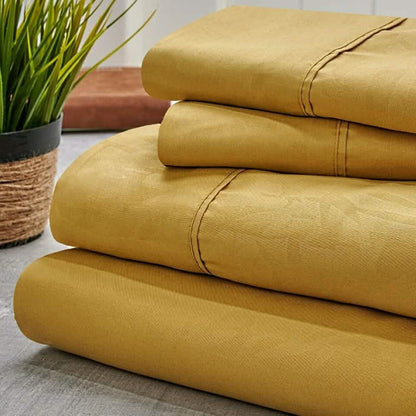 4-Piece Set: Bamboo 1800 Count Embossed Design DailySale
