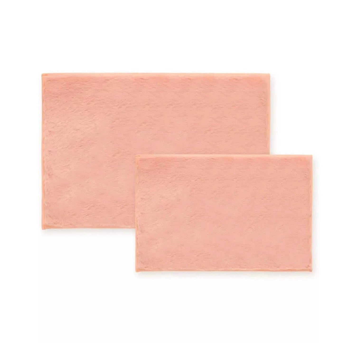 2-Piece Set: Bibb Home 2 Piece Faux Fur Plush Bath Mat Set DailySale