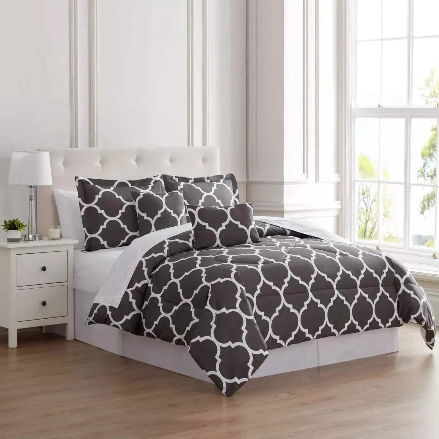 6-Piece Set: Kathy Ireland Trellis Oversized Comforter Set DailySale