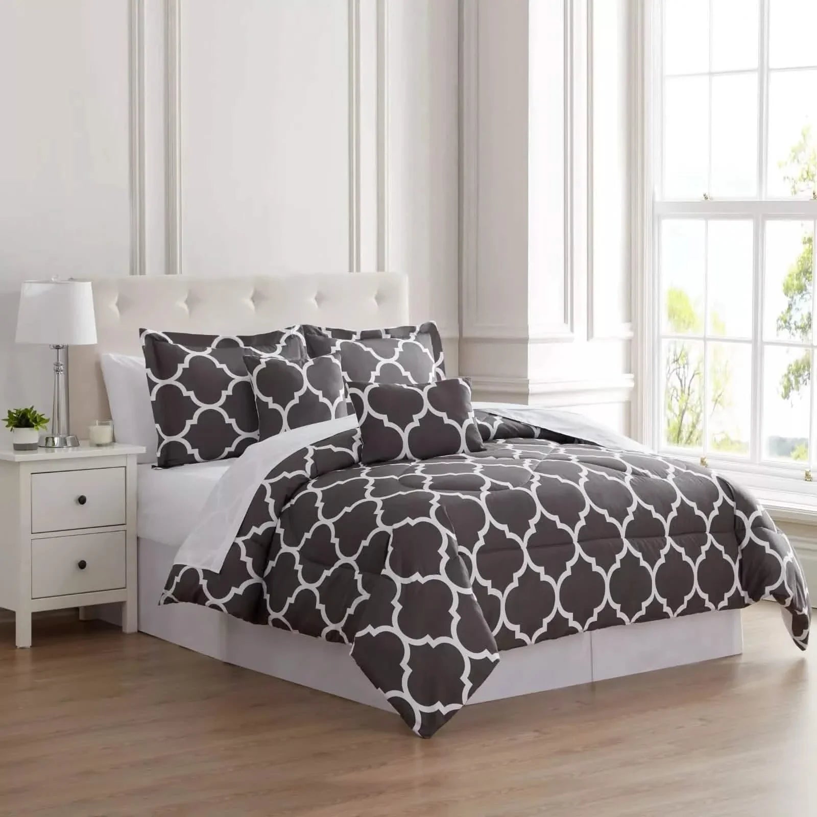 6-Piece Set: Kathy Ireland Trellis Oversized Comforter Set DailySale