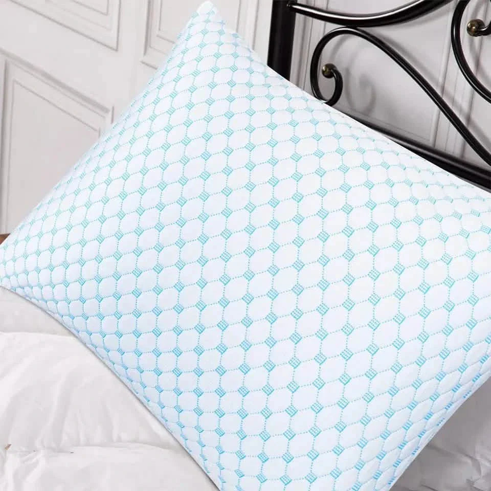 Bibb Home Cooling Memory Foam Pillow with Removable Cover DailySale