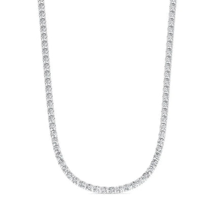 16 CTW Lab Grown Diamond Tennis Necklace – 14kt White Gold, 18’’ DailySale