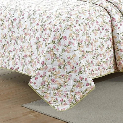 3-Piece Set: Bibb Home Printed Reversible Quilt Set DailySale