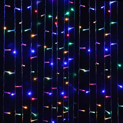 Safety Voltage Operated 300 LED Curtains Light DailySale
