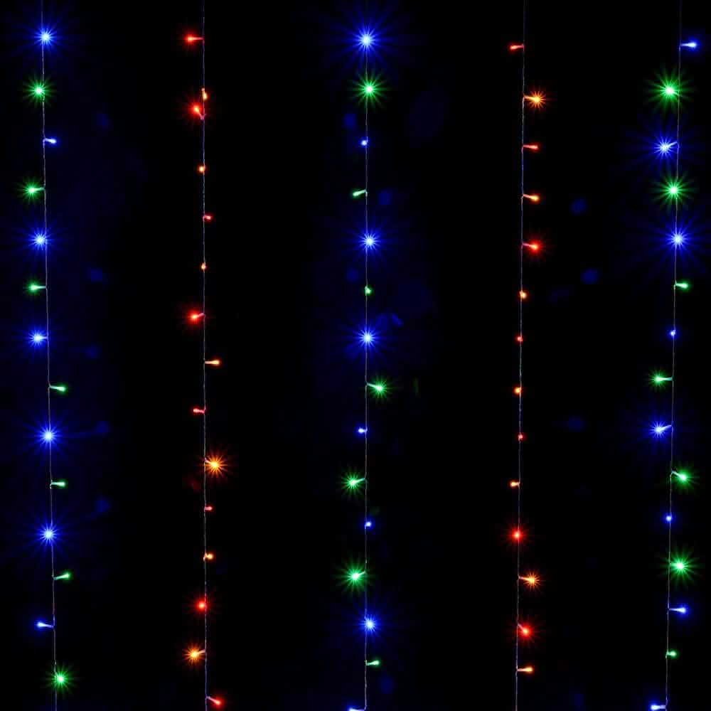 Safety Voltage Operated 300 LED Curtains Light DailySale