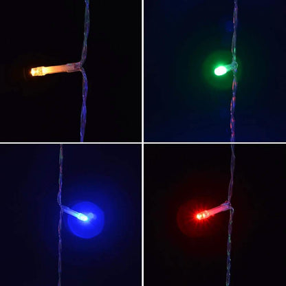 Safety Voltage Operated 300 LED Curtains Light DailySale