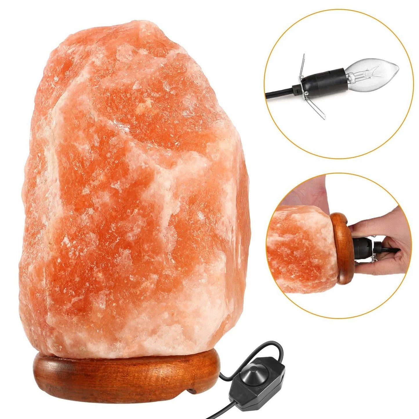 Salt Crystal Rock Lamp DailySale