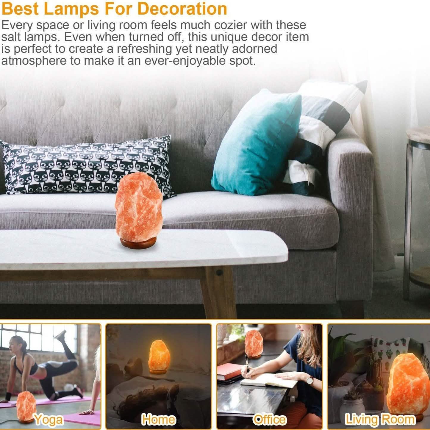 Salt Crystal Rock Lamp DailySale