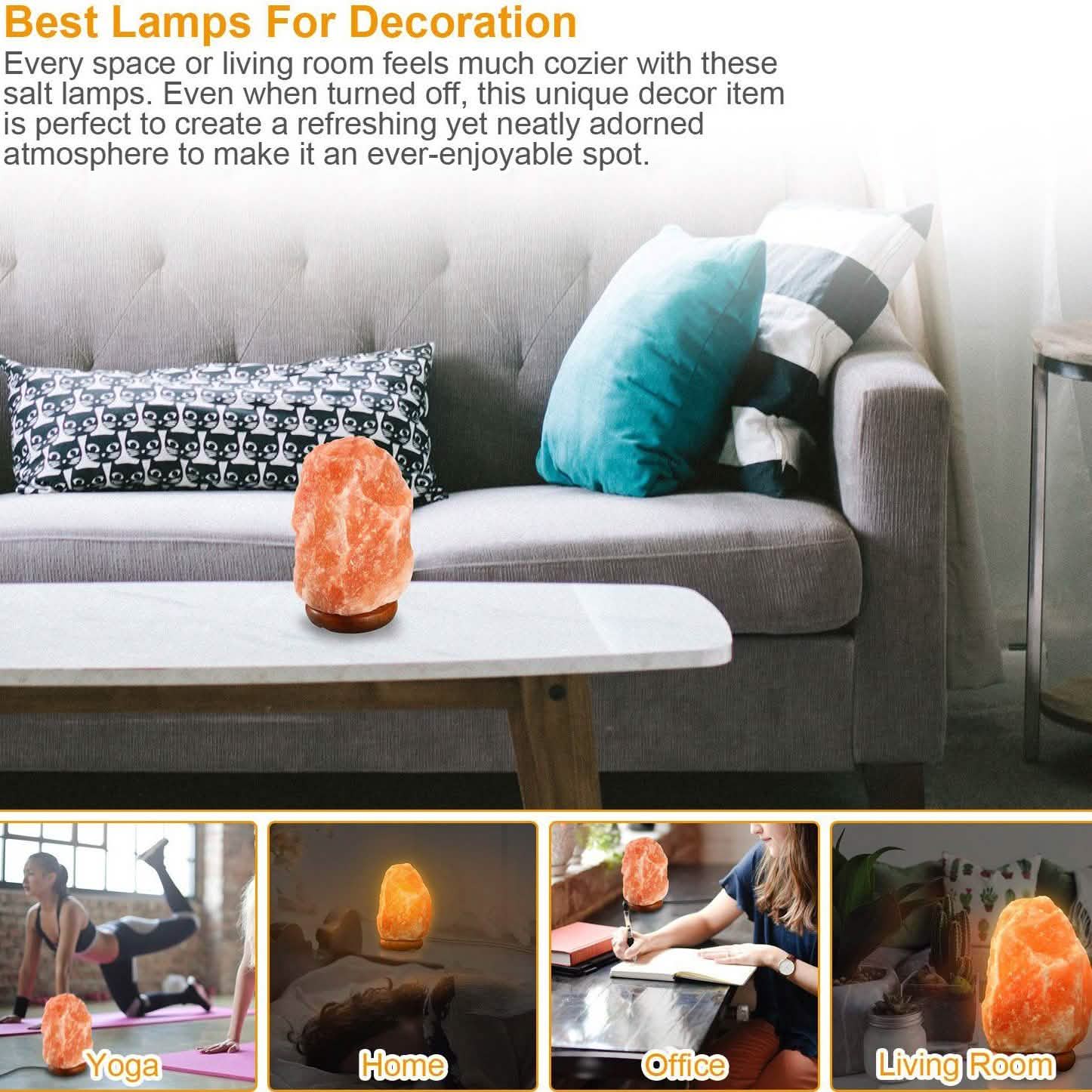 Salt Crystal Rock Lamp DailySale