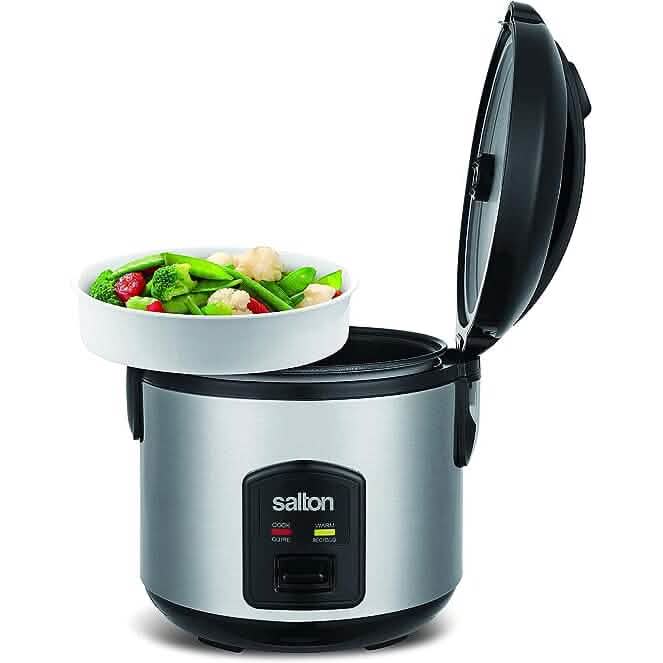 Salton Automatic Rice Cooker & Steamer - 8 Cup DailySale