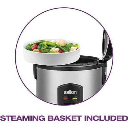 Salton Automatic Rice Cooker & Steamer - 8 Cup DailySale