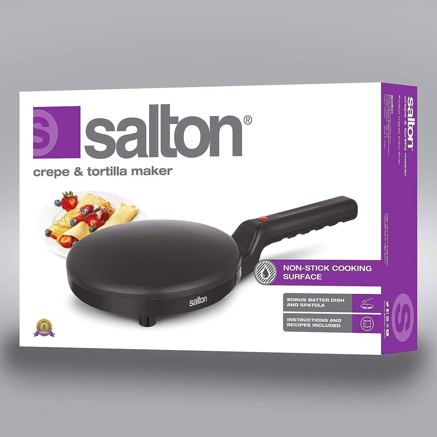Salton Corded Crepe Maker DailySale