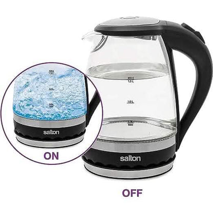 Salton Cordless Electric Glass Kettle DailySale