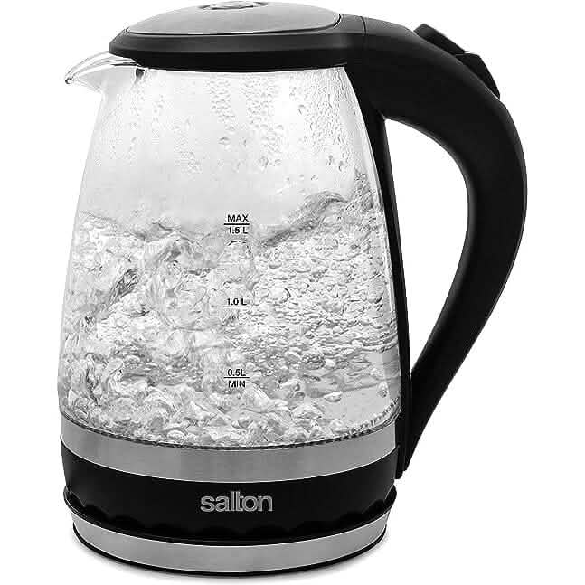 Salton Cordless Electric Glass Kettle DailySale