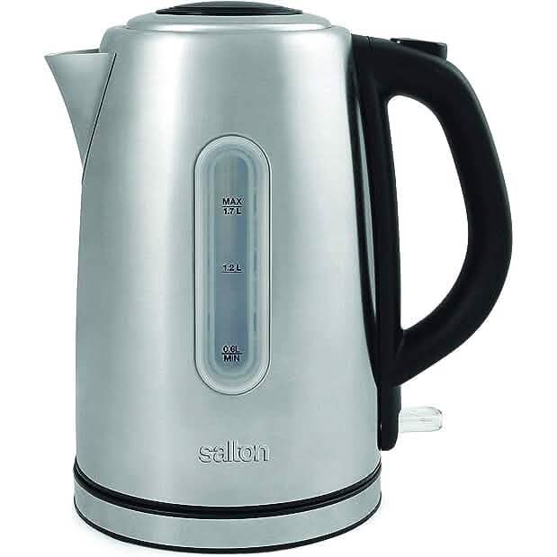 Salton Cordless Electric Stainless Steel Kettle DailySale
