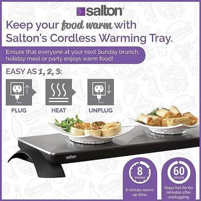 Salton Cordless Hotray® Warming Tray DailySale