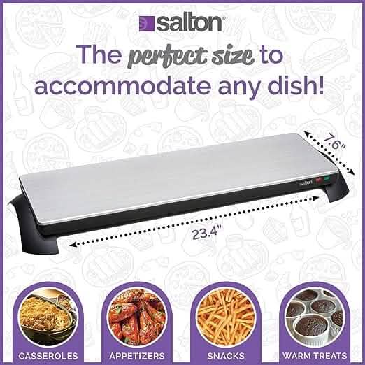 Salton Cordless Hotray® Warming Tray DailySale