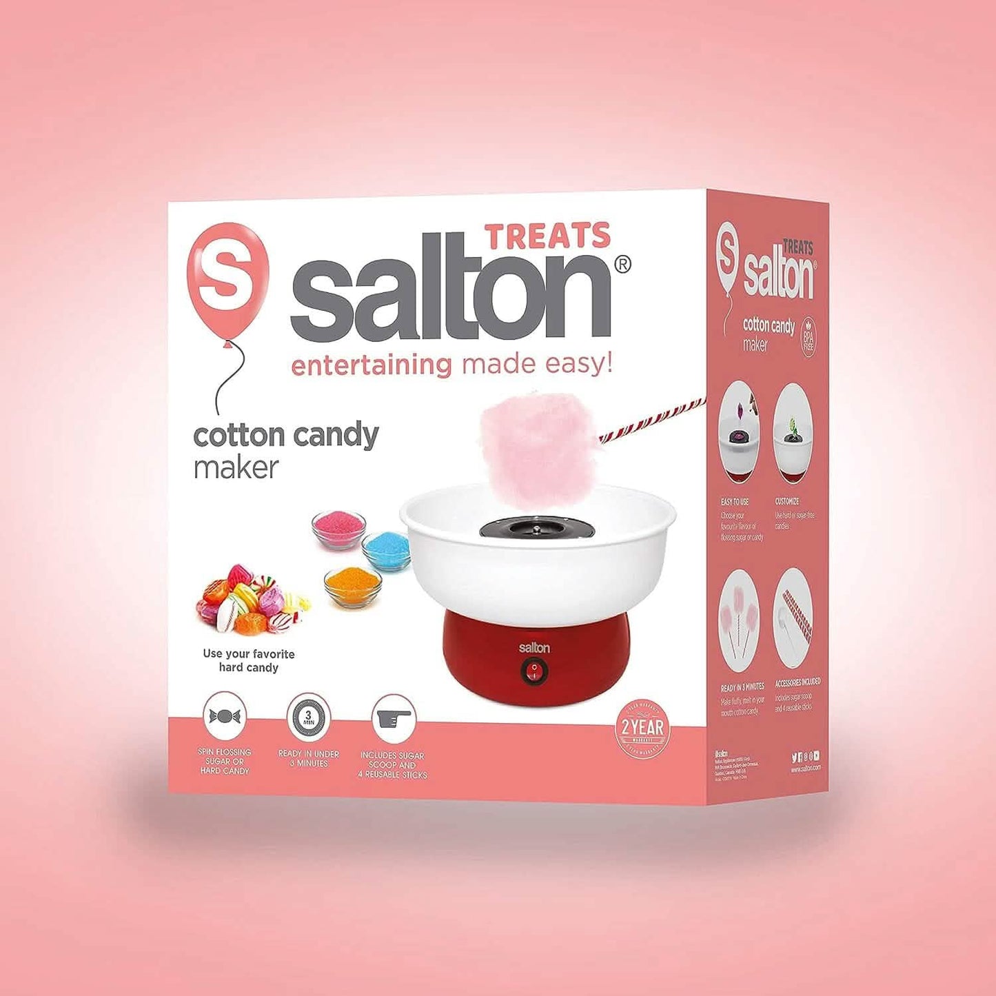 Salton Cotton Candy Maker DailySale