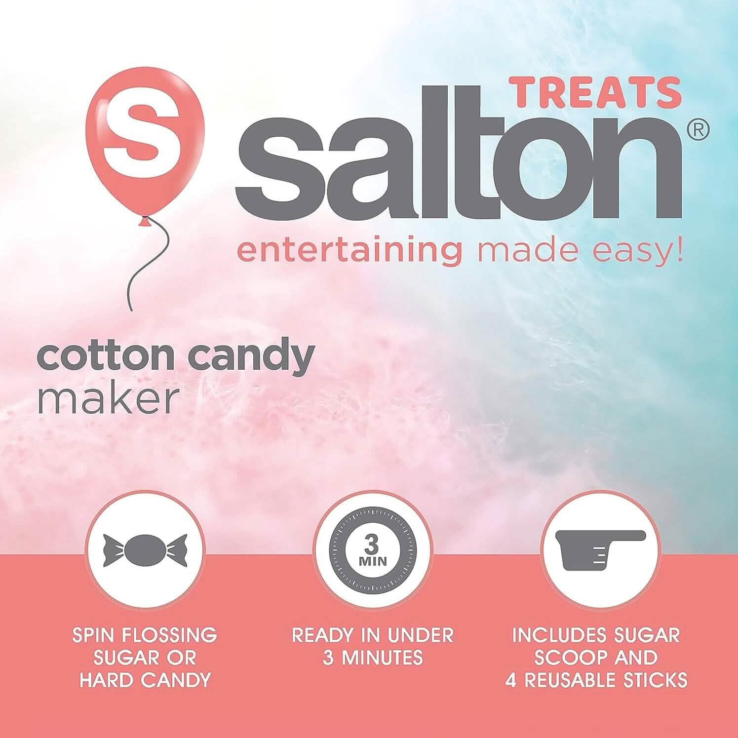 Salton Cotton Candy Maker DailySale