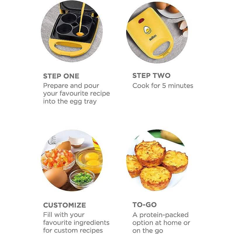 Salton Egg Bite Maker - 4 Bite DailySale