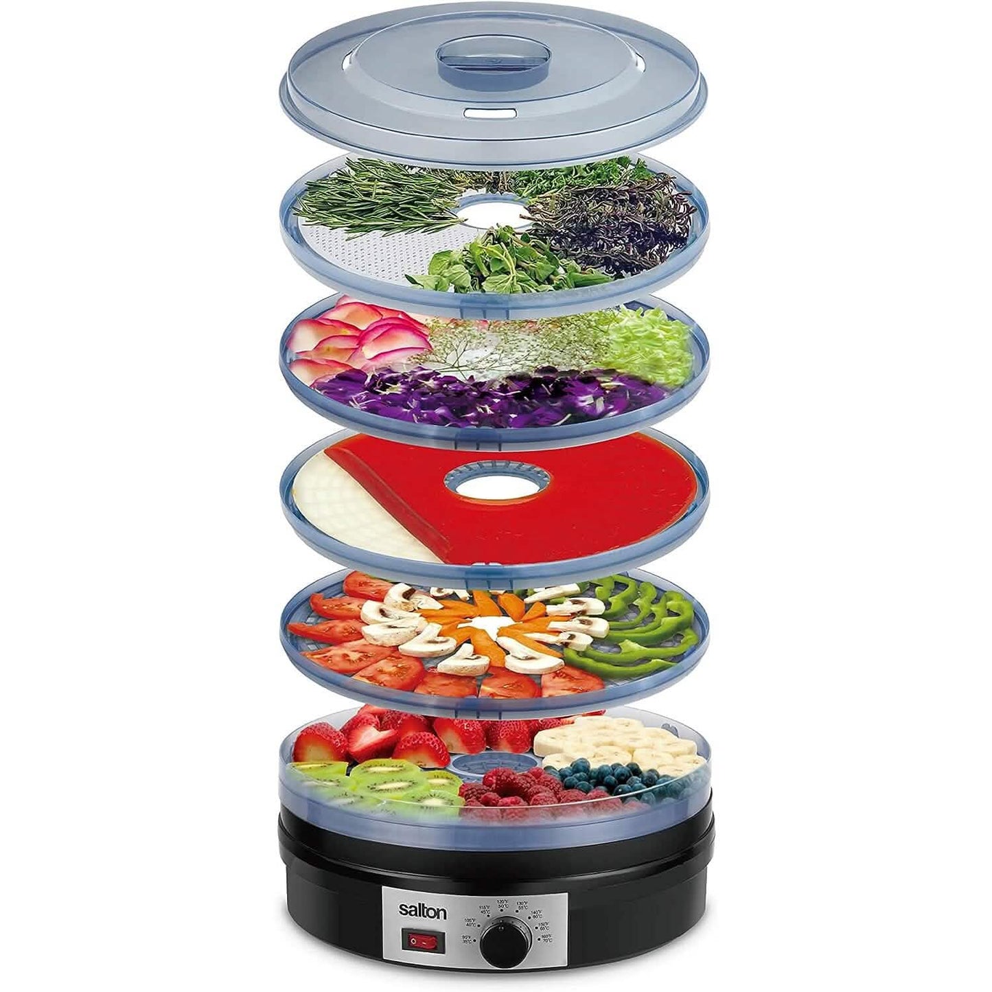 Salton Electric Food Dehydrator with Adjustable Temperature Control DailySale