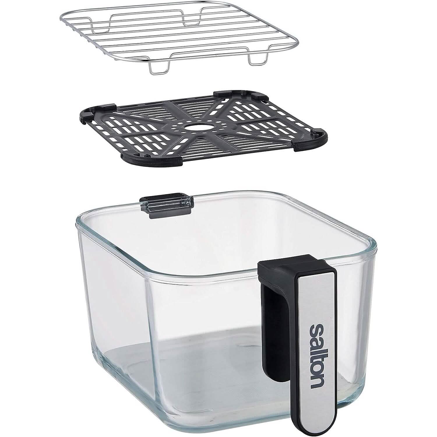 Salton Flip and Cook 3-in-1 Air Fryer, Grill & Dehydrator DailySale
