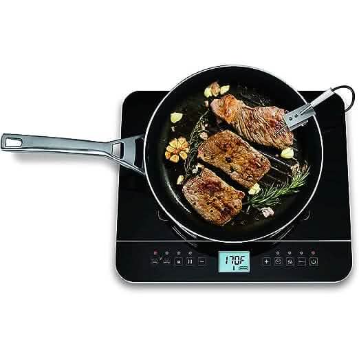 Salton Induction Cooktop with Temperature Probe DailySale