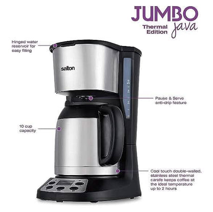 Salton Jumbo Java Coffee Maker - Thermal DailySale