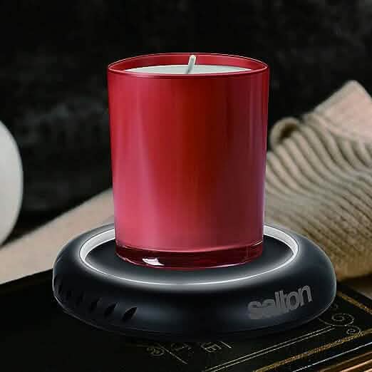 Salton LED Lit Coffee Mug & Tea Cup Warmer DailySale