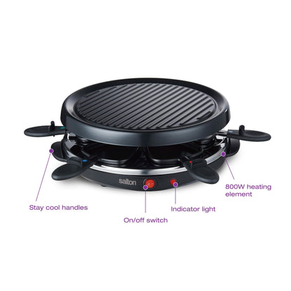 Salton Party Grill & Raclette - 6 Person DailySale