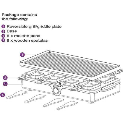Salton Party Grill/Raclette – 8 person DailySale