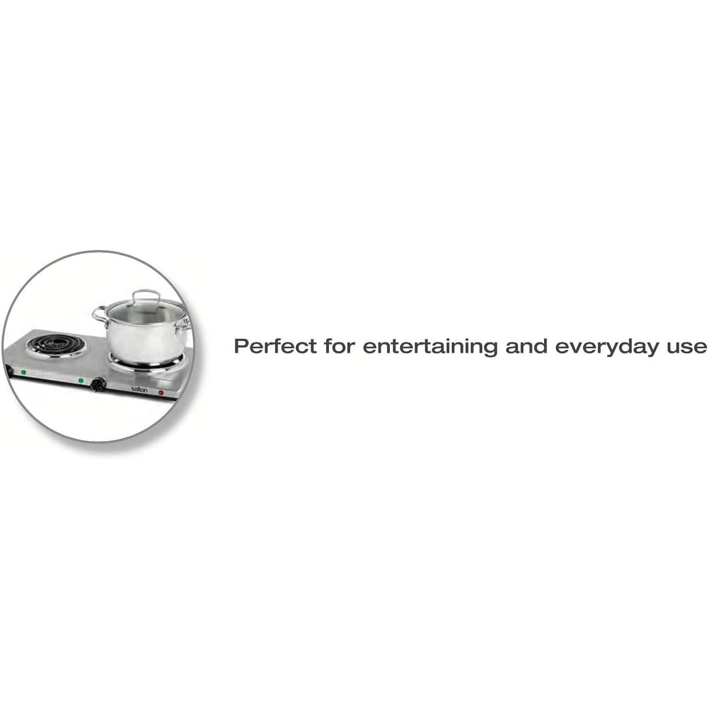 Salton Portable Double Cooktop DailySale