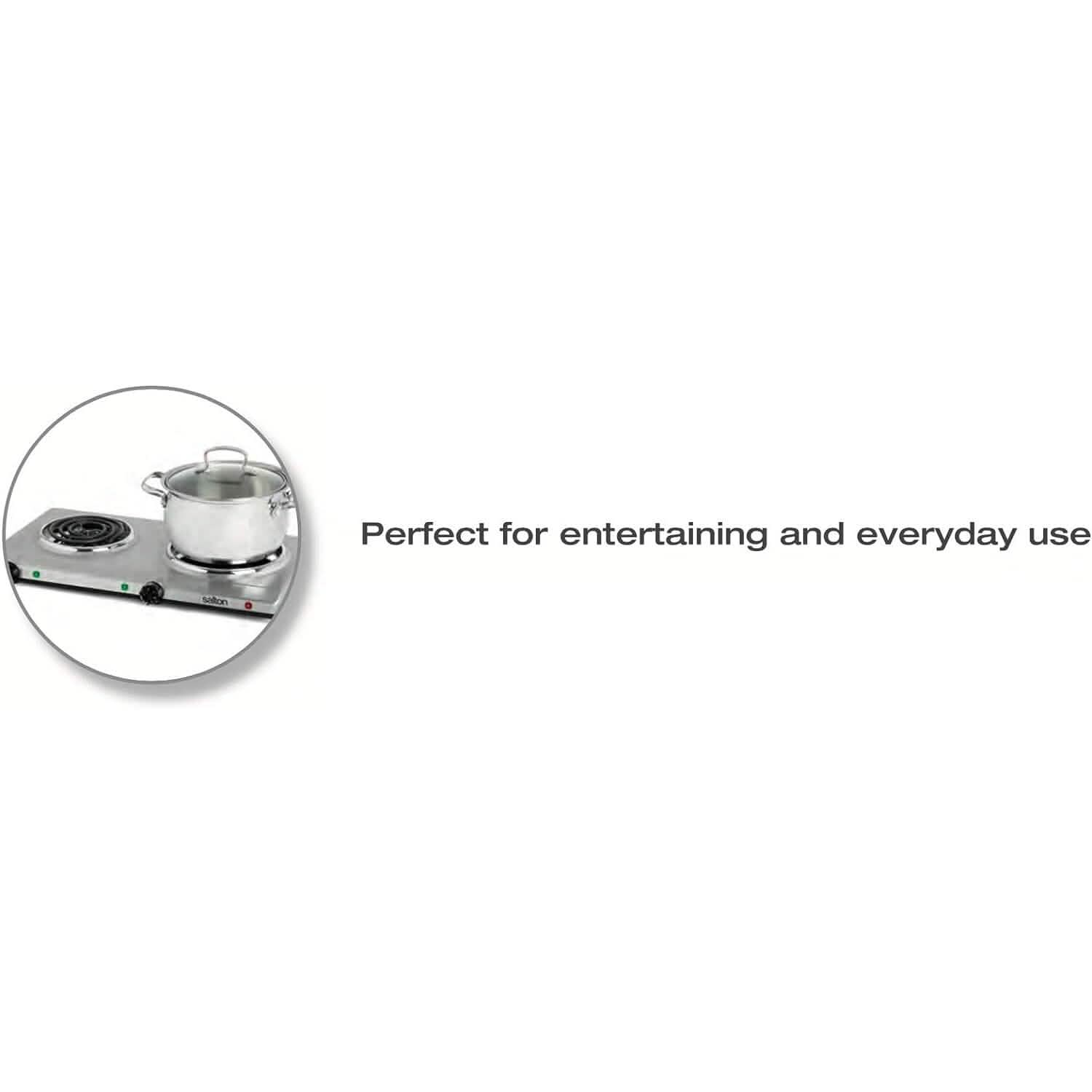 Salton Portable Double Cooktop DailySale