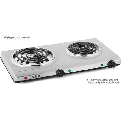 Salton Portable Double Cooktop DailySale