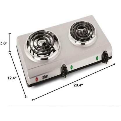 Salton Portable Double Cooktop DailySale
