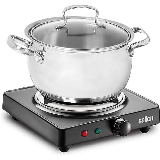 Salton Portable Electric Cooktop DailySale
