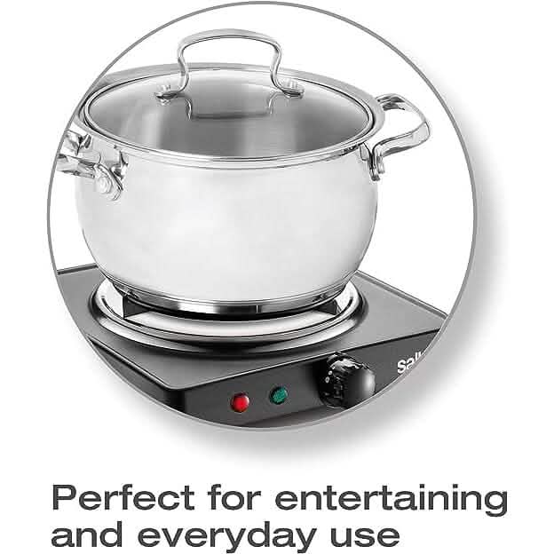Salton Portable Electric Cooktop DailySale