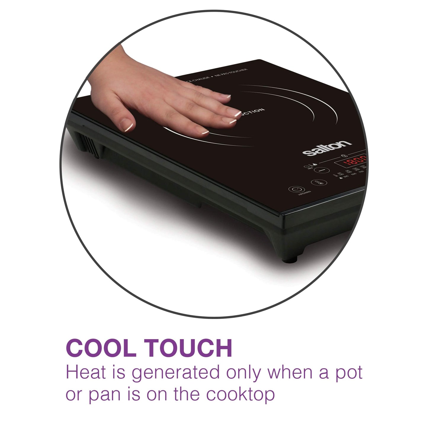 Salton Portable Induction Cooktop DailySale