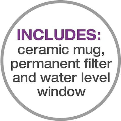 Salton Space Saving 1 Cup Coffeemaker - Black DailySale