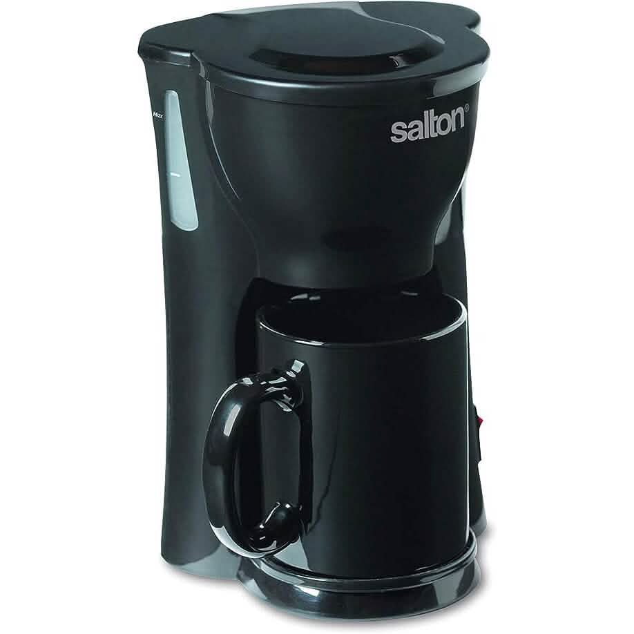 Salton Space Saving 1 Cup Coffeemaker - Black DailySale