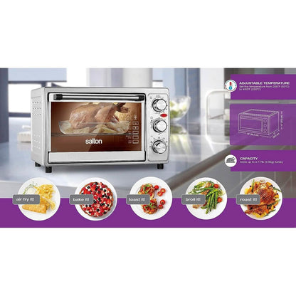 Salton Stainless Steel Air Fryer Toaster Oven DailySale