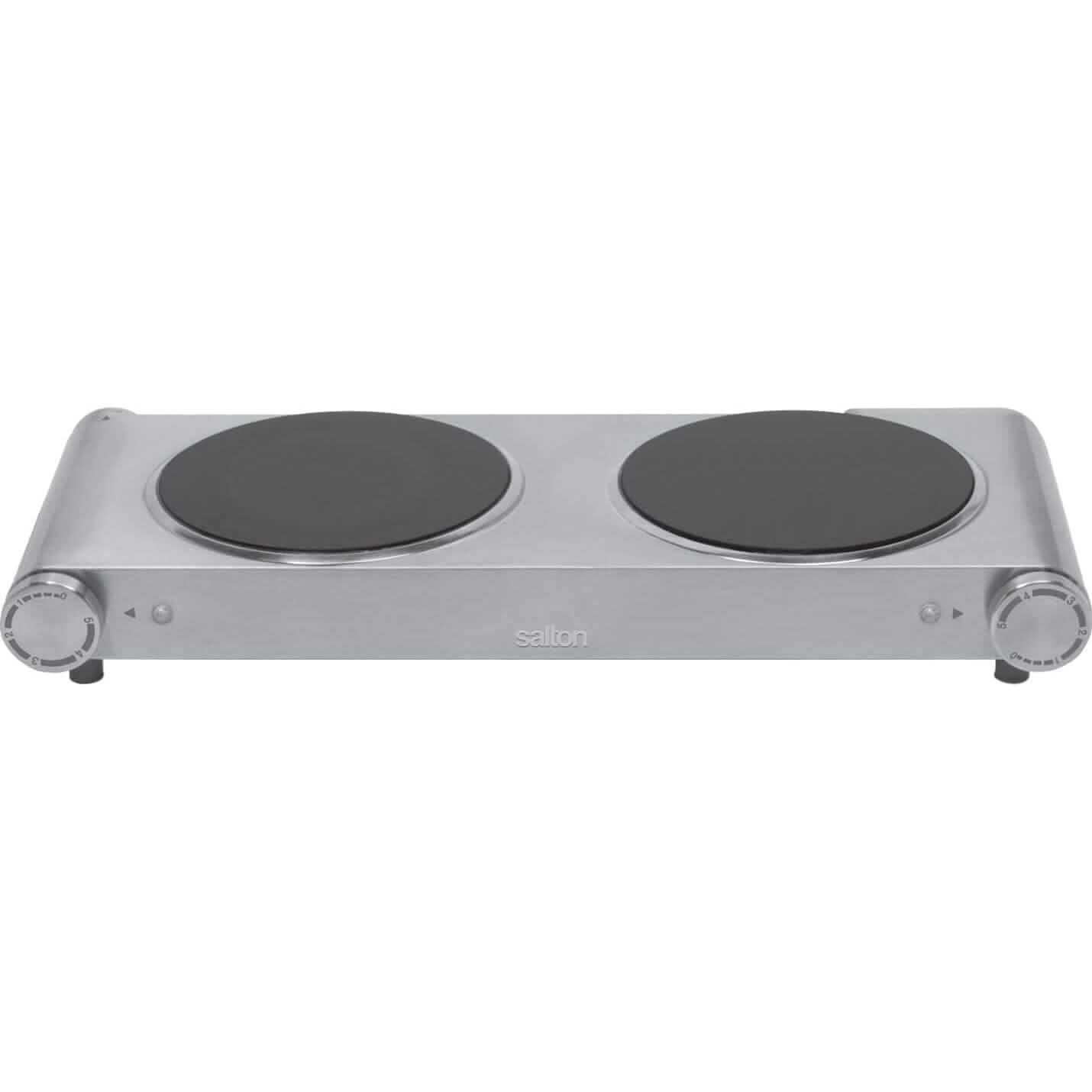 Salton Stainless Steel Infrared Portable Electric Cooktop DailySale