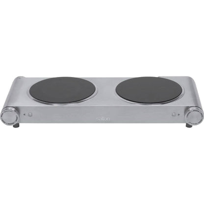 Salton Stainless Steel Infrared Portable Electric Cooktop DailySale
