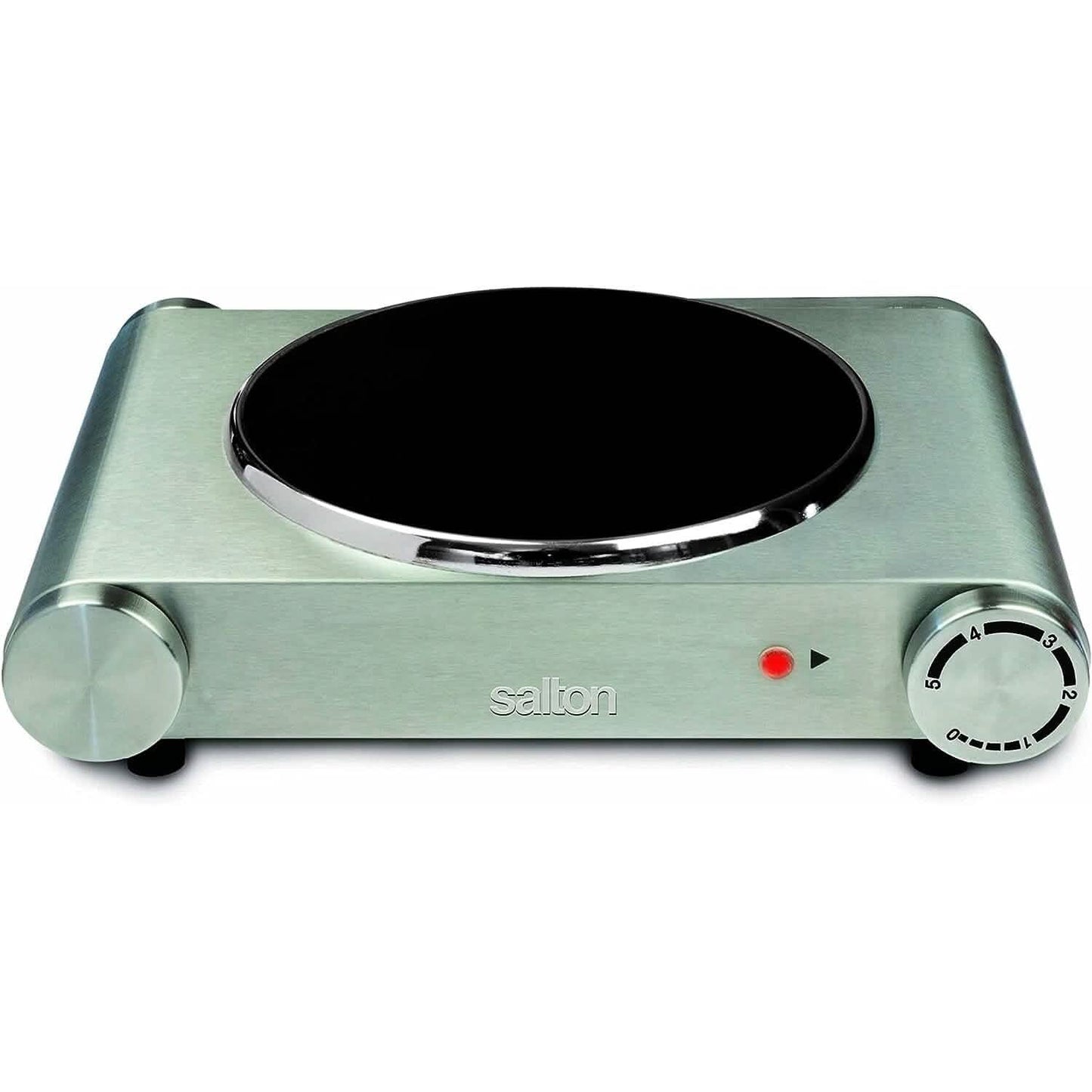 Salton Stainless Steel Infrared Portable Electric Cooktop DailySale