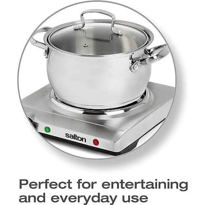 Salton Stainless Steel Portable Cooktop DailySale