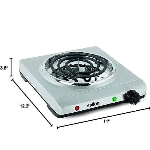 Salton Stainless Steel Portable Cooktop DailySale
