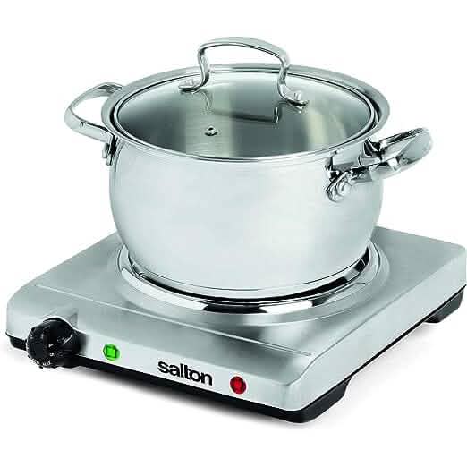 Salton Stainless Steel Portable Cooktop DailySale